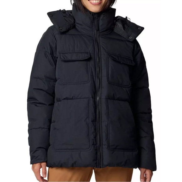 Columbia Women's Black Puffer Jacket XXL NWT - Picture 3 of 8